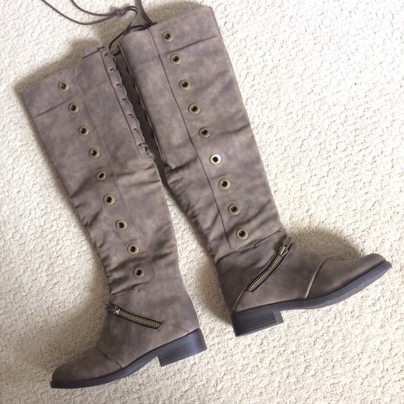 Kisses by 2 Lips over the knee boots LAST PAIR - Picture 2 of 8